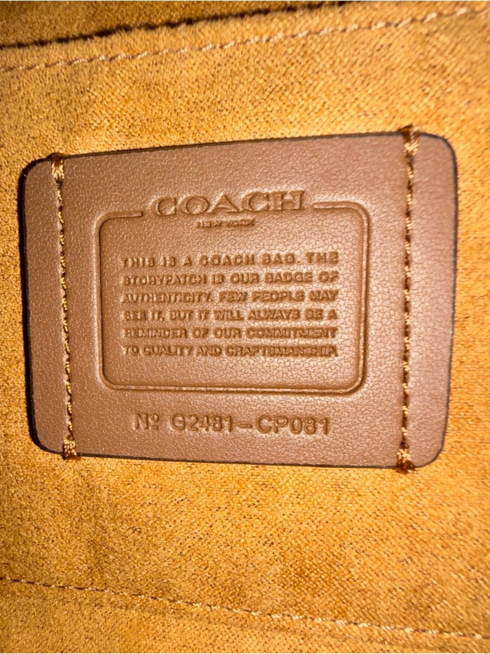 Coach Andrea Carryall Medium/Regular Size Black w/ Tags CP081 - Picture 13 of 16